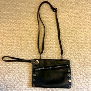 Hammitt leather wristlet or cross body purse